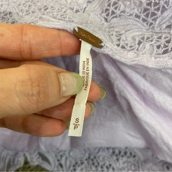 Free People Jezebel Relaxed Elegant Lilac Bodysuit - Picture 5 of 8